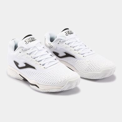 Pantofi sport Ace Pro 21 clay damă alb negru