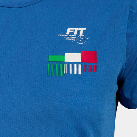 CAMISETA MANGA CORTA FED. ITALIA TENIS