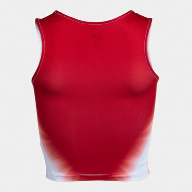 Top mujer Elite XI rojo blanco