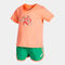 Ensemble junior Kids Camp orange vert