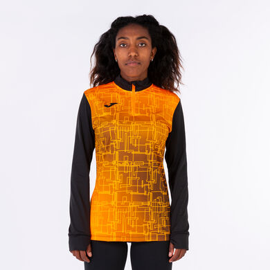 Sweat-shirt femme Elite VIII noir orange