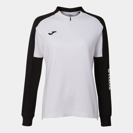 Sudadera mujer Eco Championship blanco negro