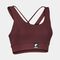 Sports bra woman Daphne burgundy