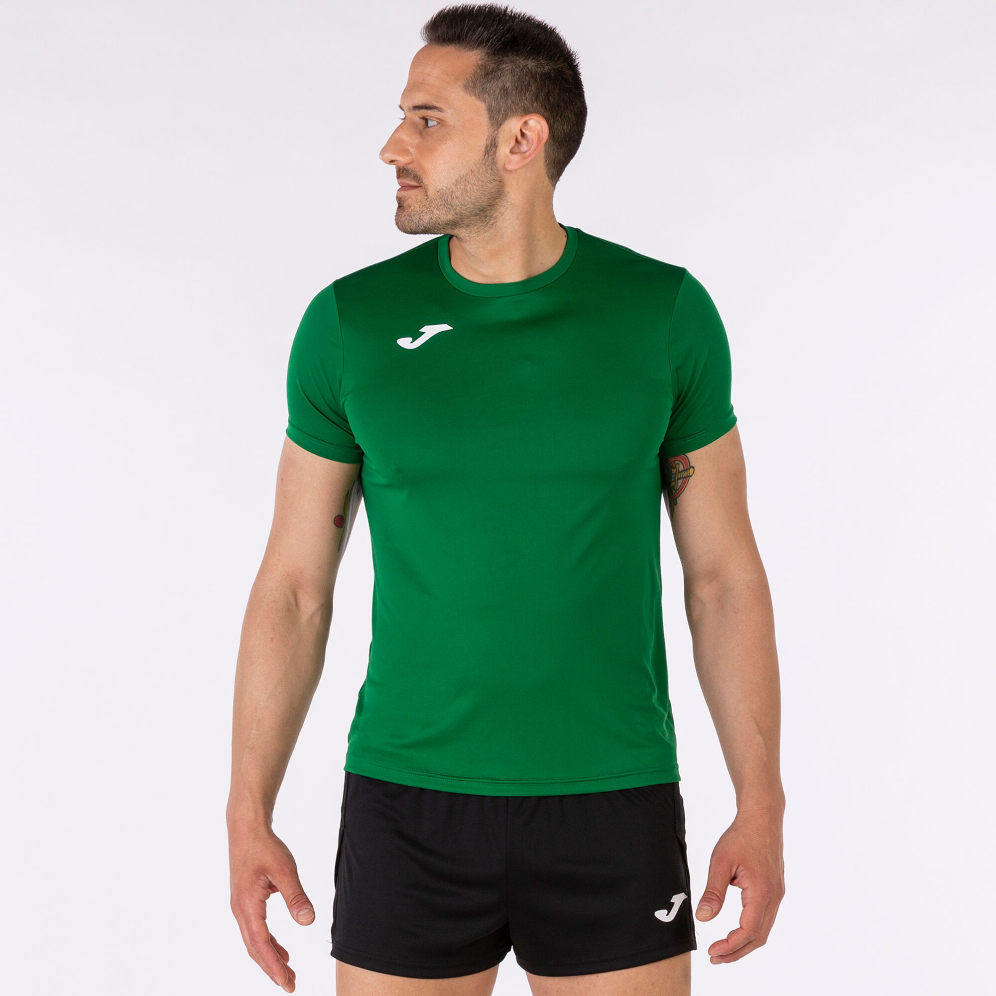 Maillot manches courtes homme Record II vert