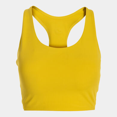Top donna Indoor gym giallo
