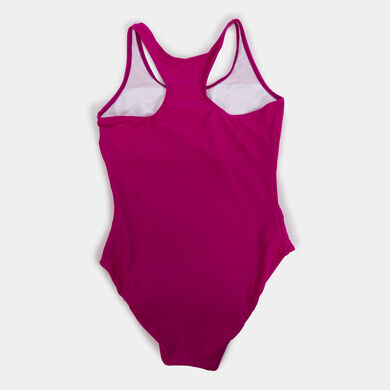 Swimsuit woman Lake II fuchsia white