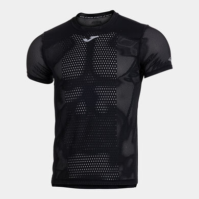 Kurzarmshirt mann Marathon II schwarz