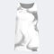 Camiseta sin mangas hombre R-Night blanco