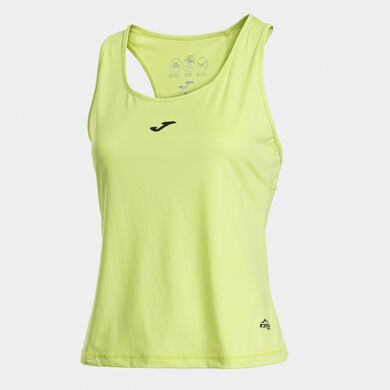 Tricou cu bretele damă R-Nature verde lamâie