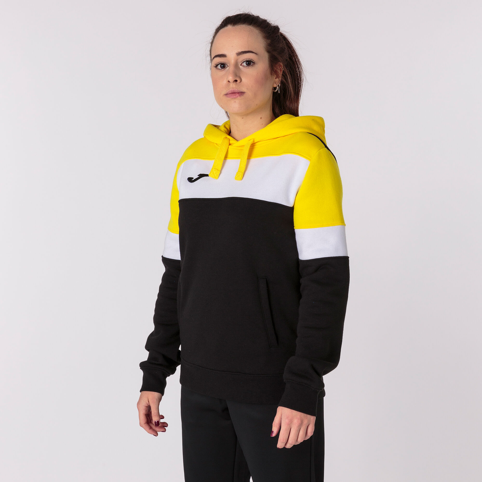 Black white and yellow hoodie online