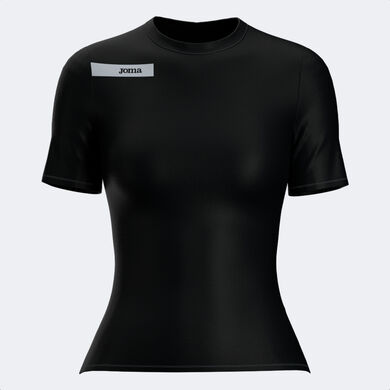 Camiseta manga corta mujer Challenge negro