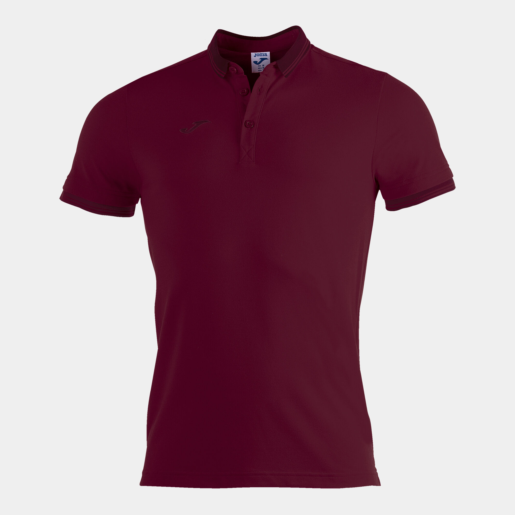 Polo burdeos hombre 2025