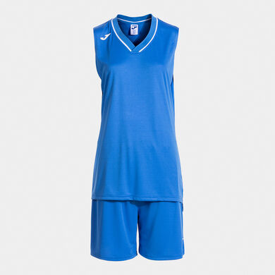 Zestaw kobiety Atlanta niebieski royal bialy