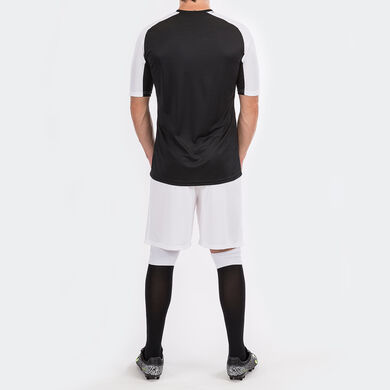 Maglia a manica corta uomo Essential nero bianco