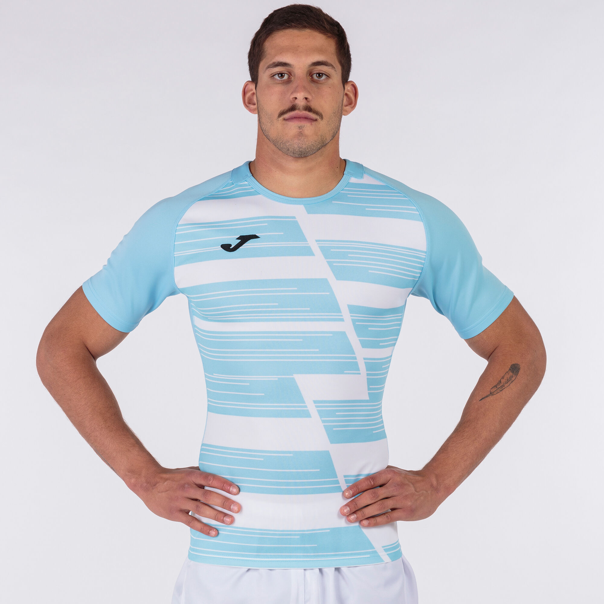 Camiseta celeste y blanca new arrivals