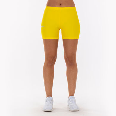 Mallas cortas mujer Brama Academy amarillo