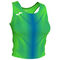 Top mulher Olimpia verde fluorescente azul royal