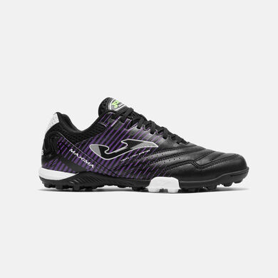 Botas f&uacute;tbol Maxima 26 moqueta - turf negro fucsia