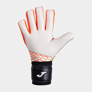 Guantes portero f&uacute;tbol Premier naranja negro