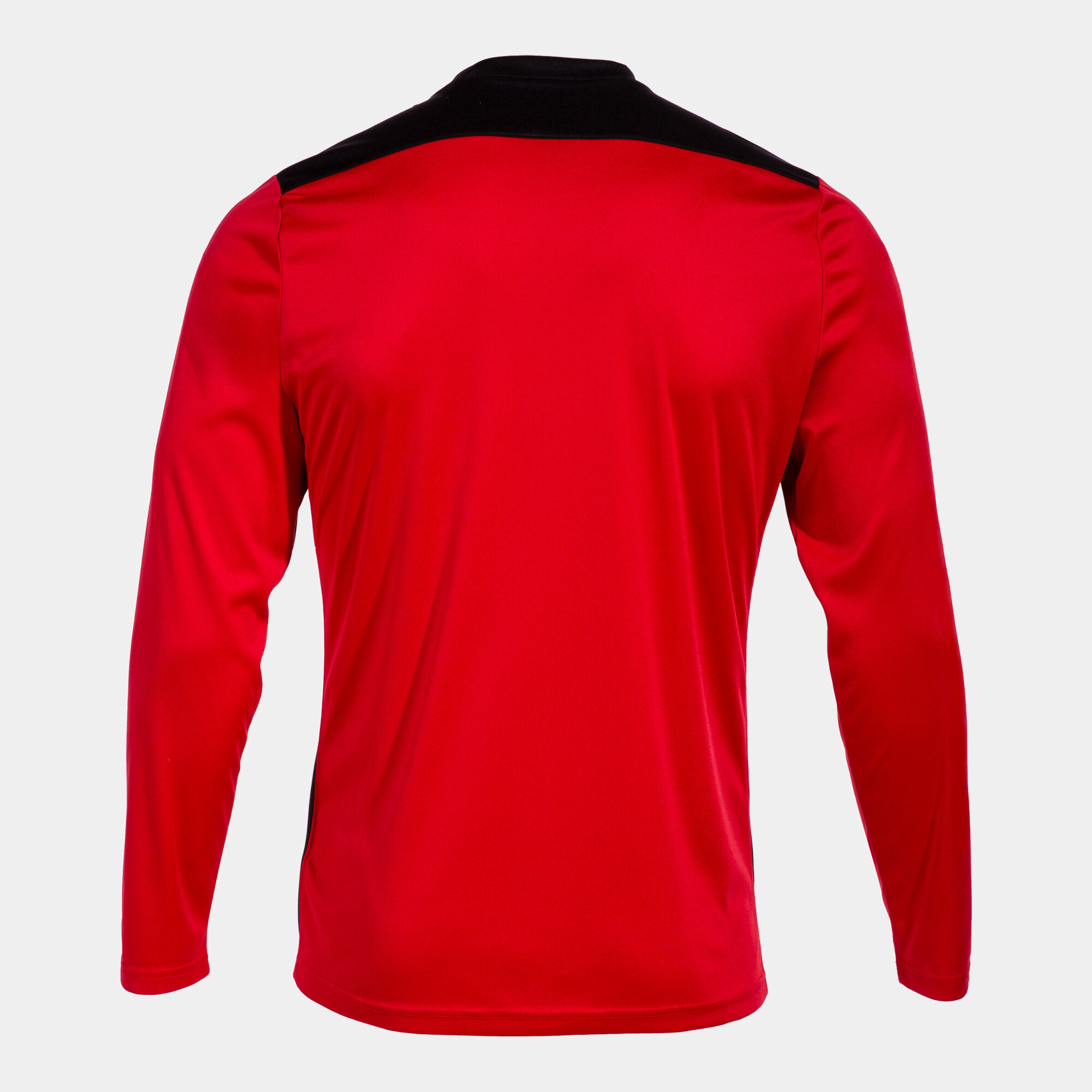 Red long sleeve football shirt clearance