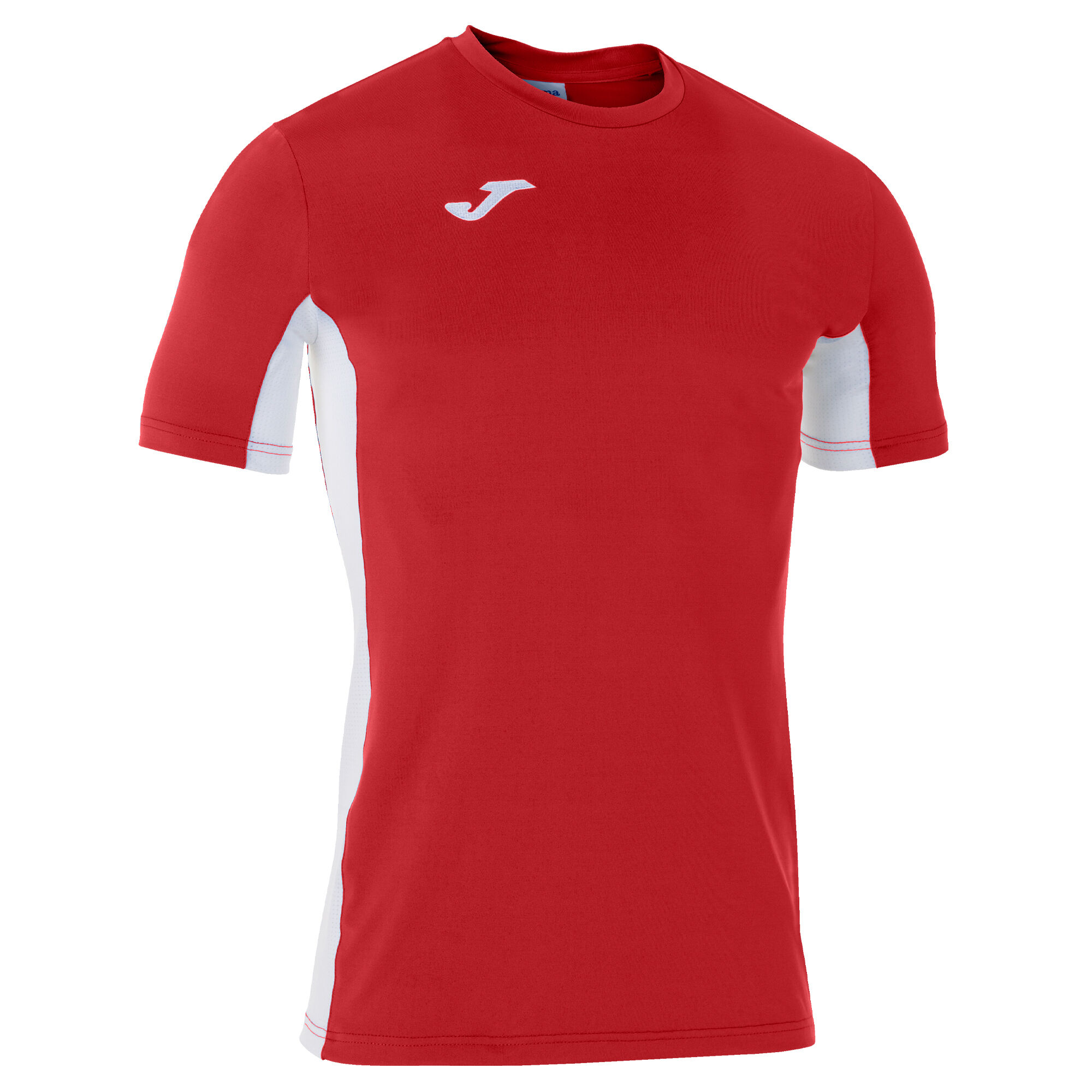 T-shirt manga curta homem Superliga vermelho branco