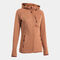 Chaqueta con capucha mujer Explorer camel