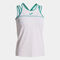 Tank top woman Smash white turquoise