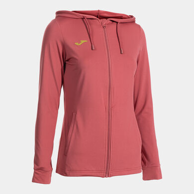 Geaca cu gluga damă Sculpture II roz