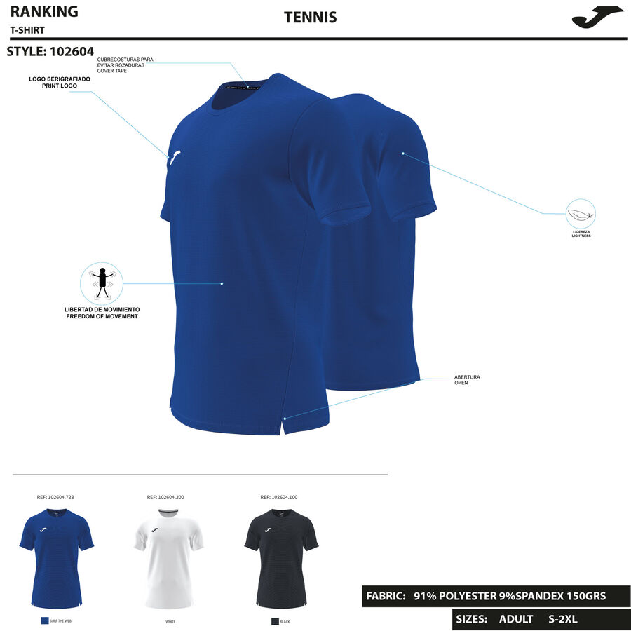CAMISETA MANGA CORTA TORNEO