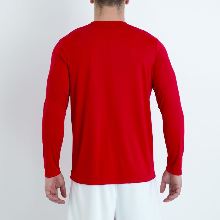 Long sleeve shirt man Combi red JOMA