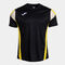 Shirt short sleeve man Montreal black yellow