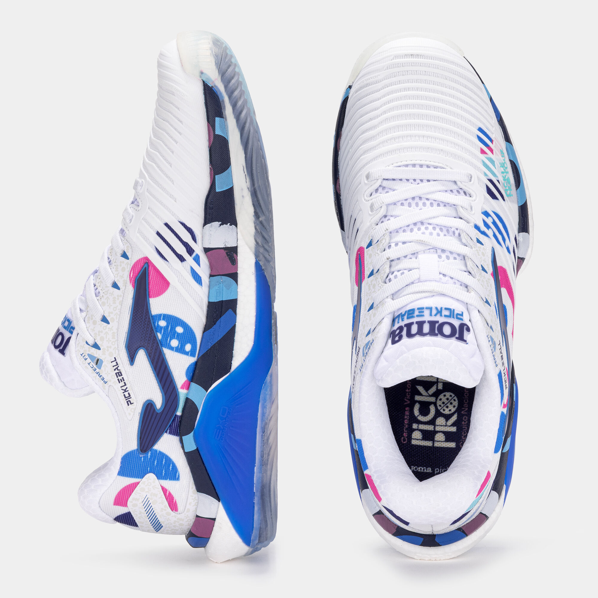 Pickleball shoes Picklet 25 Pickle Pro Tour 25 unisex white navy
