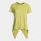 Camiseta manga corta mujer Breath verde
