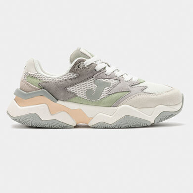 Zapatillas casual C1400 Lady 25 mujer beige verde