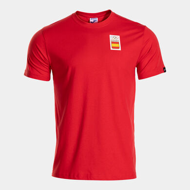 Maglia a manica corta uomo FED. ESP. SKATE rosso