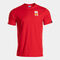 Maglia a manica corta uomo FED. ESP. SKATE rosso