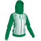 Veste à capuche femme Supernova vert blanc