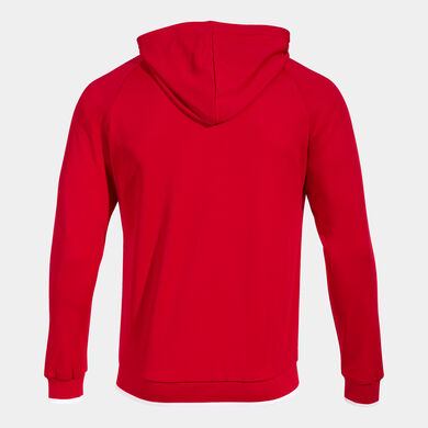 Giacca con cappuccio uomo Supernova II rosso bianco