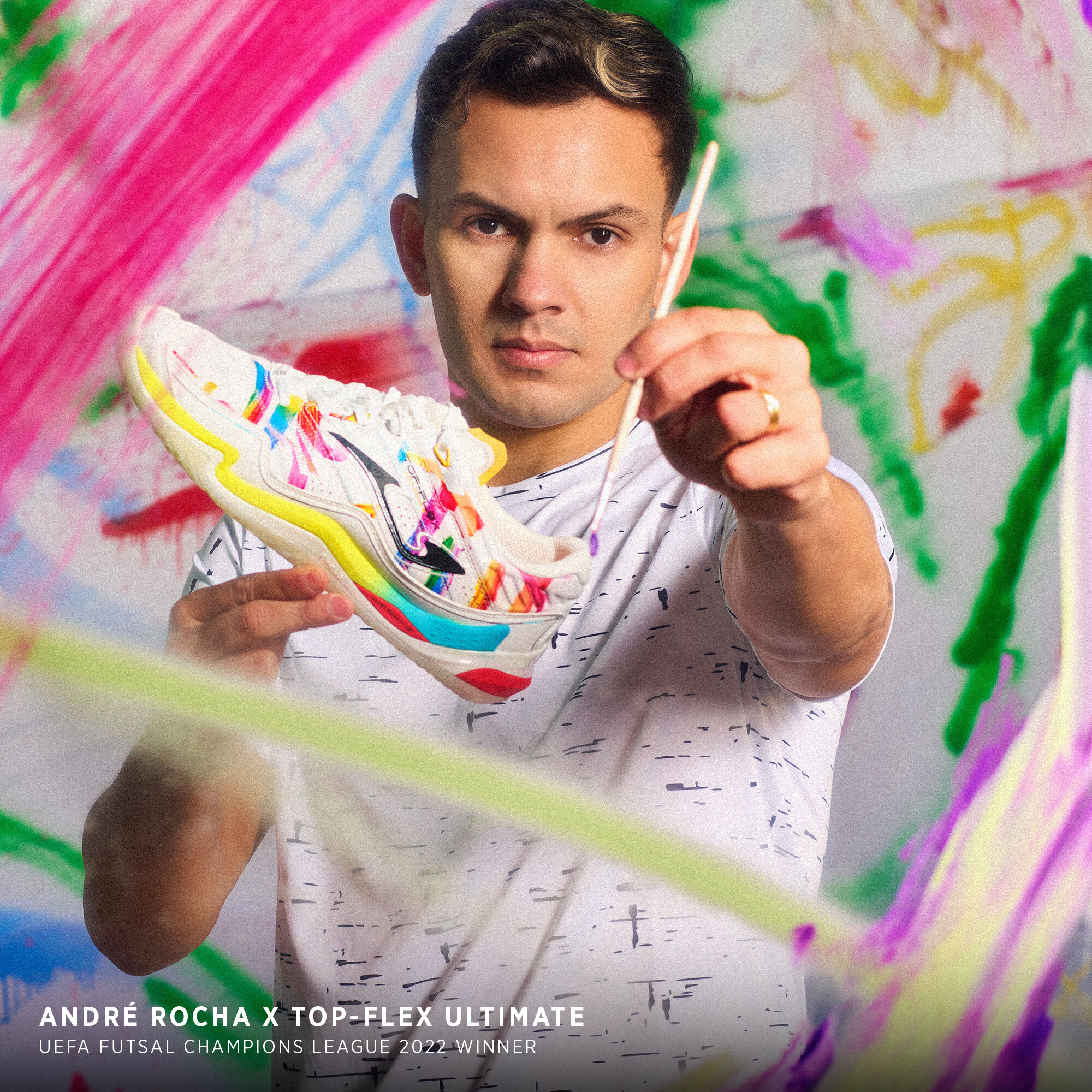 Futsal shoes Top Flex Ultimate 26 Graffiti indoor multi color | JOMA®