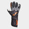 Torwarthandschuh fußball Panther schwarz orange