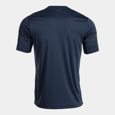 Tricou cu m&acirc;necă scurtă bărbaȚi Championship VIII bleumarin &icirc;nchis galben
