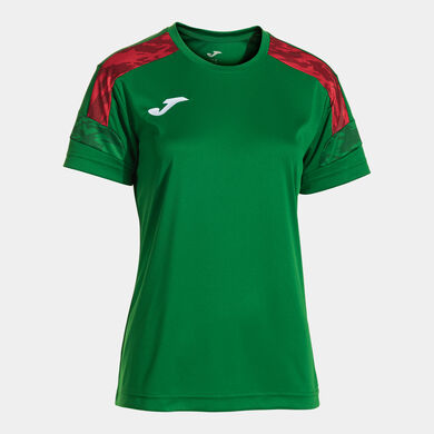 Camiseta manga corta mujer Championship VIII verde rojo