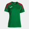 Camiseta manga corta mujer Championship VIII verde rojo