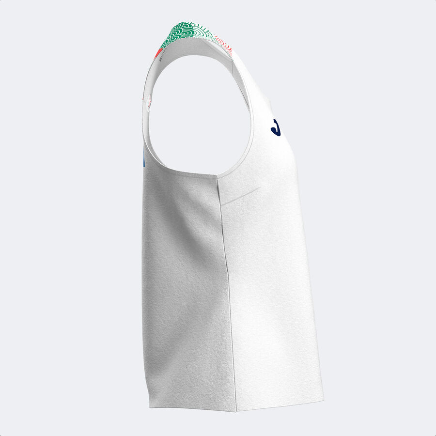 CAMISETA SIN MANGAS MUJER COMP. OFI. FED. ITALIA TENIS Y PADEL