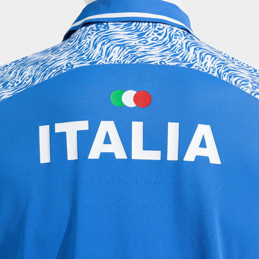 POLO MANGA CORTA COMP. OFI. FED. ITALIA TENIS Y PADEL