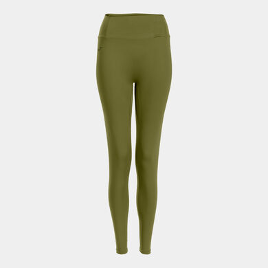 Leggings compridas mulher Indoor gym caqui