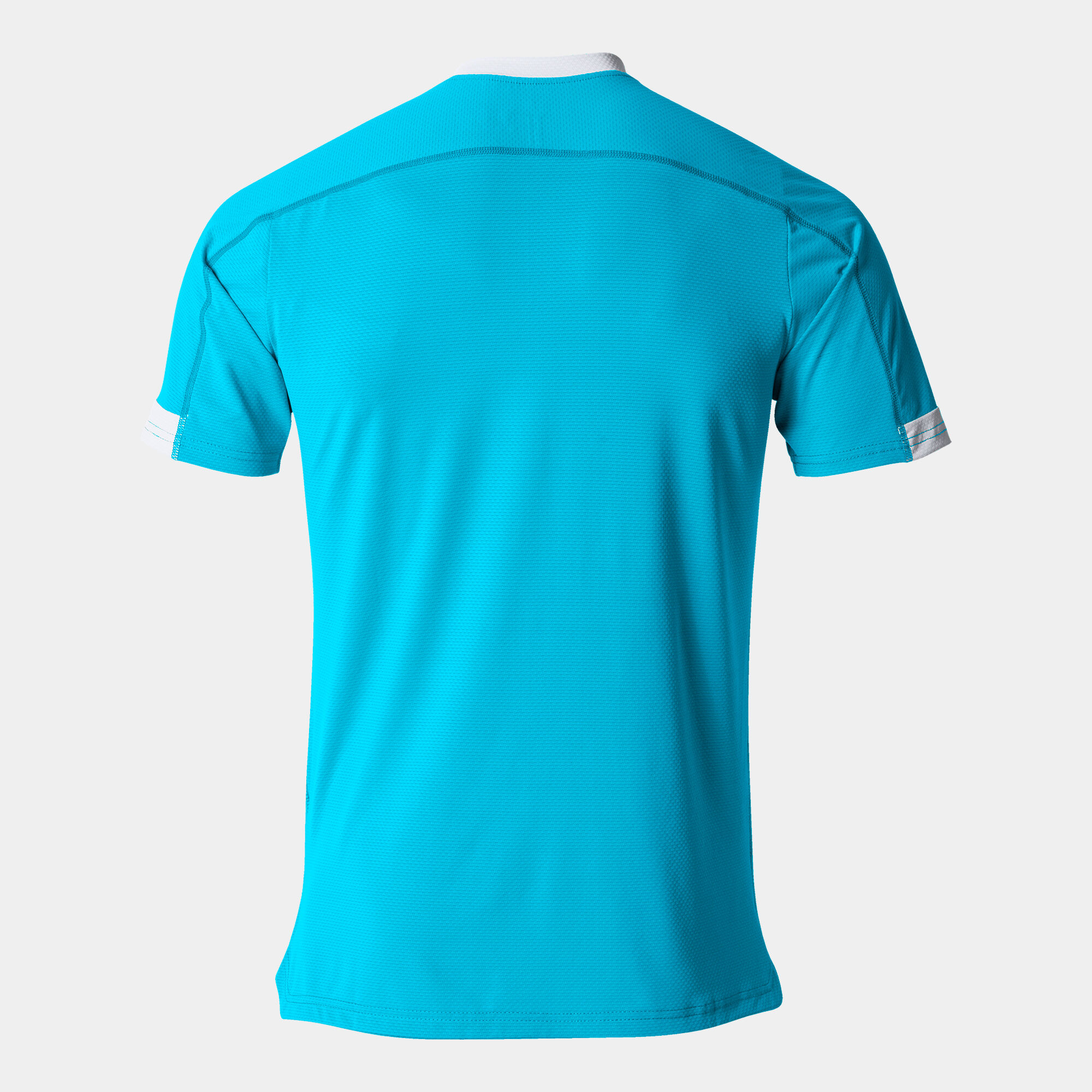MAILLOT MANCHES COURTES HOMME SMASH TURQUOISE FLUO