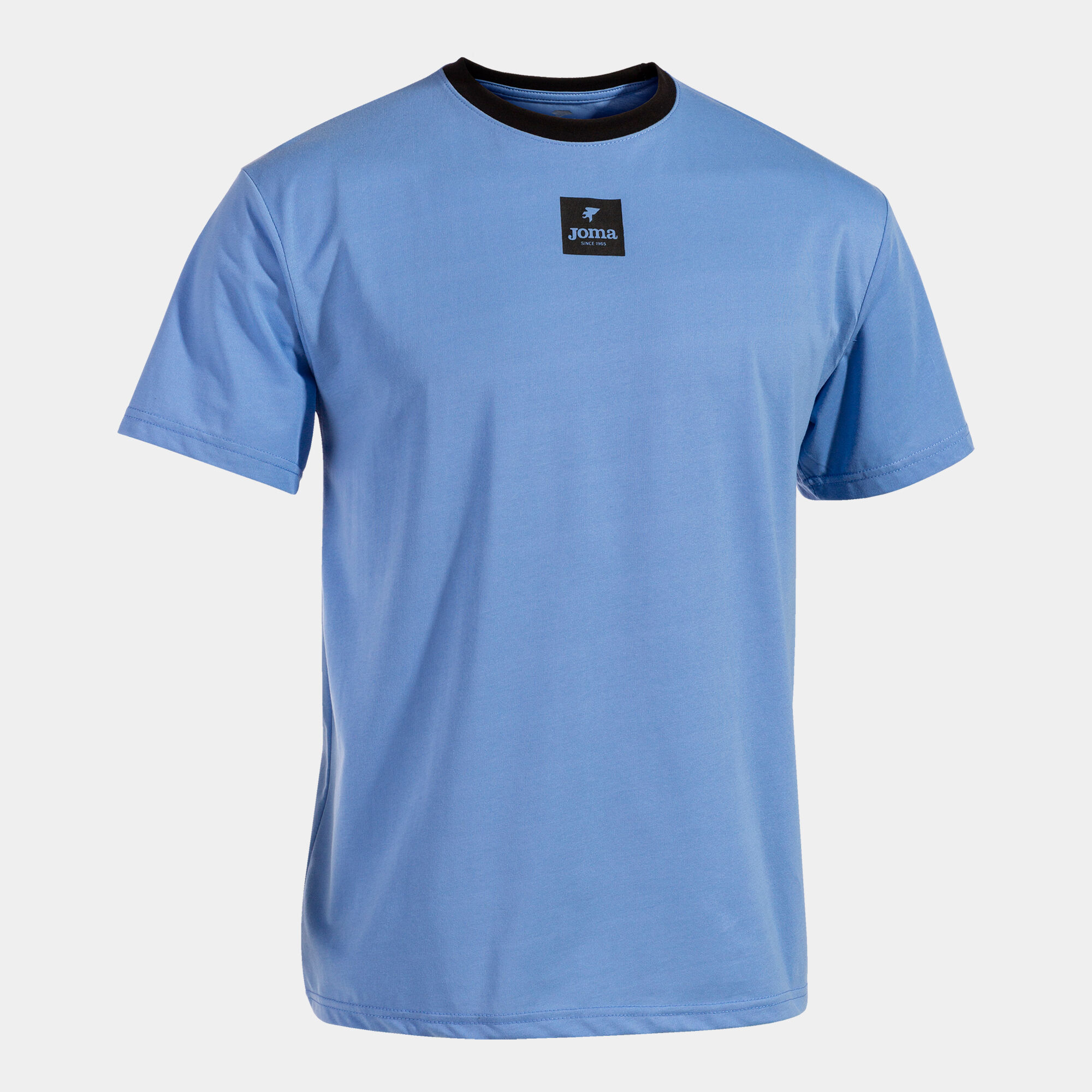 T-shirt manga curta homem California azul
