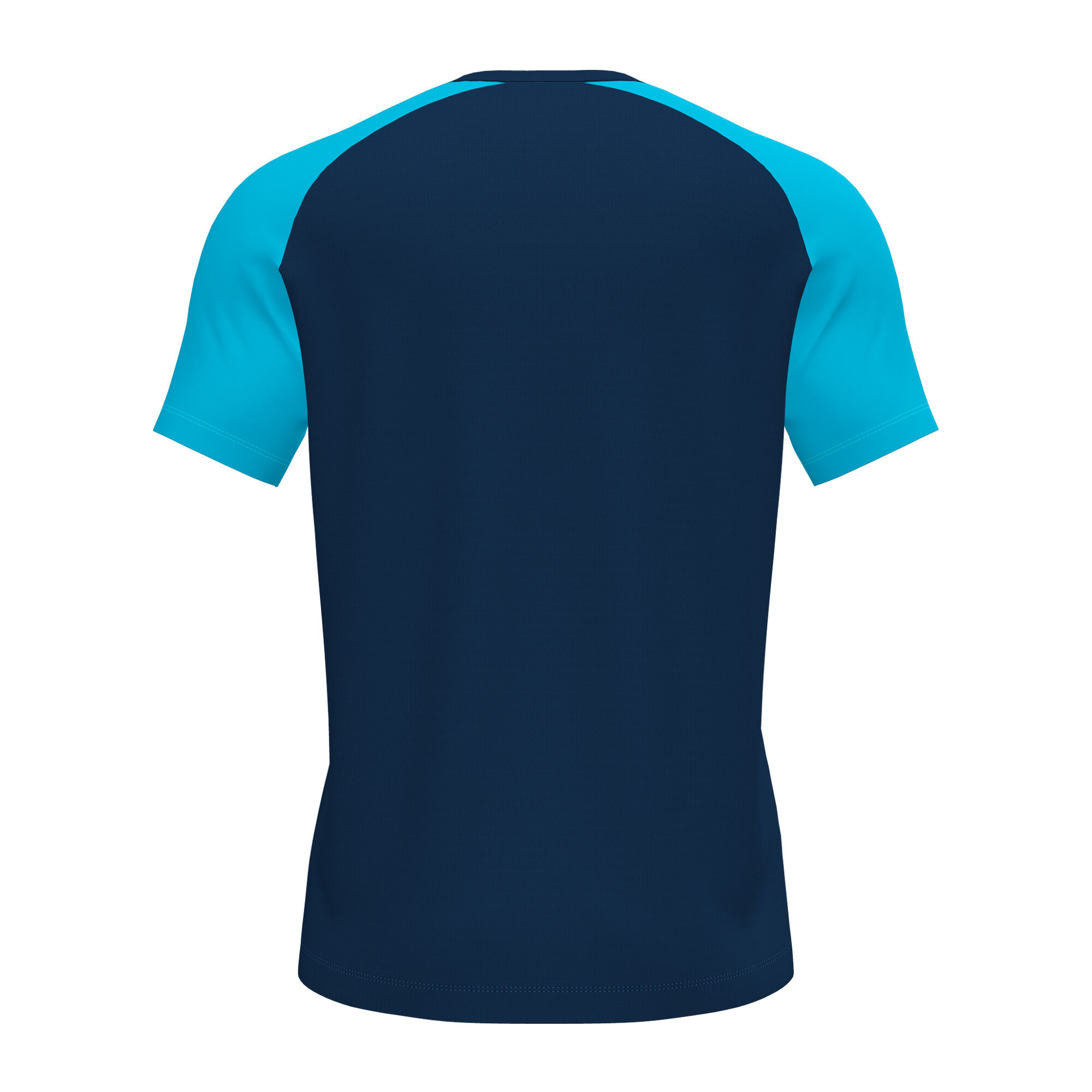 MAILLOT MANCHES COURTES HOMME ACADEMY IV BLEU MARINE TURQUOISE FLUO