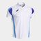 Pólo m/c homem Montreal branco azul-celeste